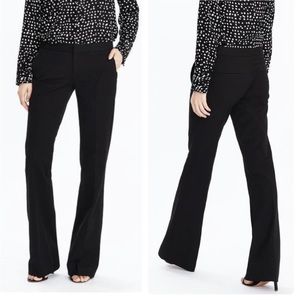 Banana Republic Bi-Stretch Black Flare Trousers - OS